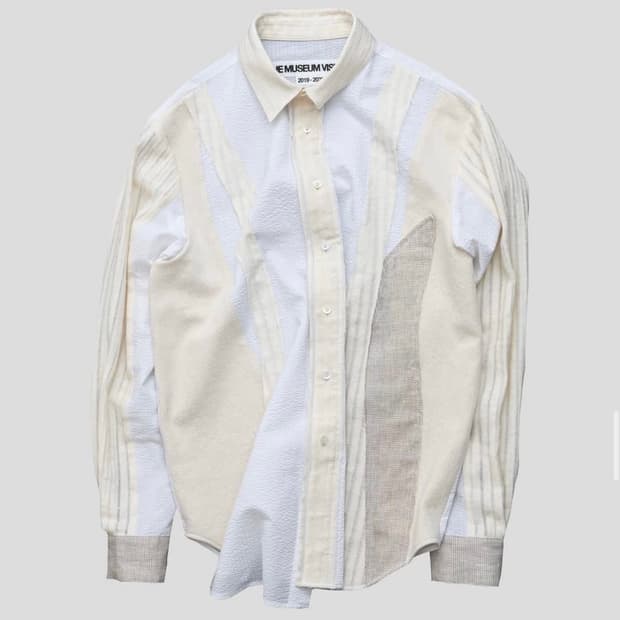 구매) 더뮤지엄비지터 시어서커 셔츠
