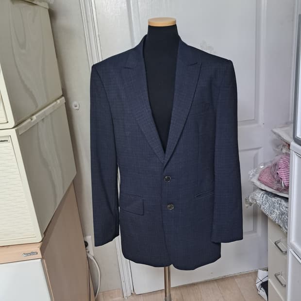 (상태최상)지오송지오 남성 체크 자켓 100~날씬105