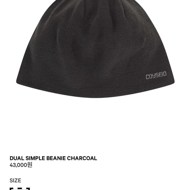 코이세이오 비니 차콜