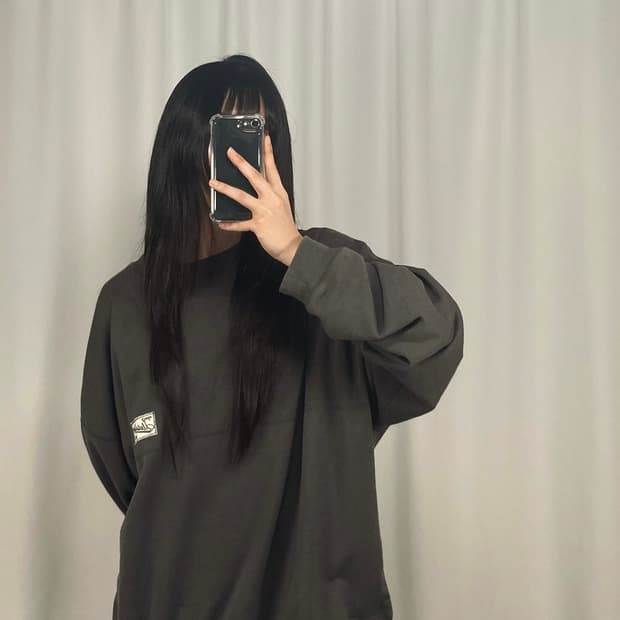 마뗑킴 오버핏 맨투맨