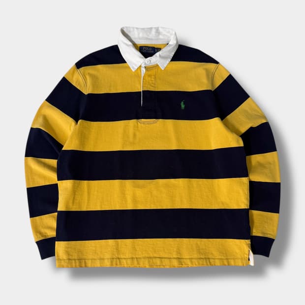 폴로 랄프로렌 오버핏 신형 아이코닉 럭비 단가라 스웻 셔츠