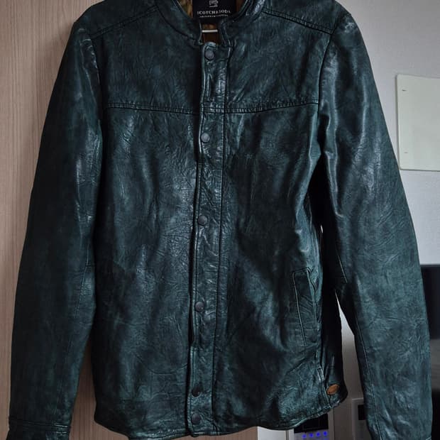 [Scotch & Soda] 스카치앤소다 양가죽 자켓 그린