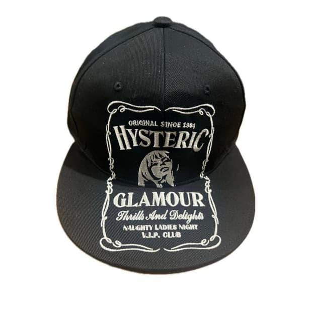 히스테릭글래머 위스키 자수 캡 모자 whisky