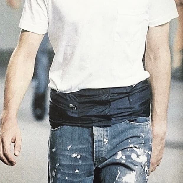 [46] 1998 헬무트랭 트랜스폼 블루종 자켓