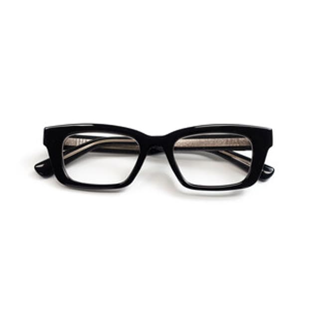 샵페어리 안경 bold black square glasses