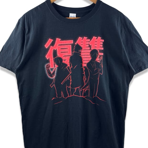 강철의연금술사X사스케X흑집사 부틀렉 한정티셔츠2085