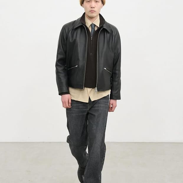 Sunflower 선플라워 트라이엄프 레더 자켓 50