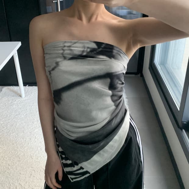 NINAMOUNAH Love Silk Scakf