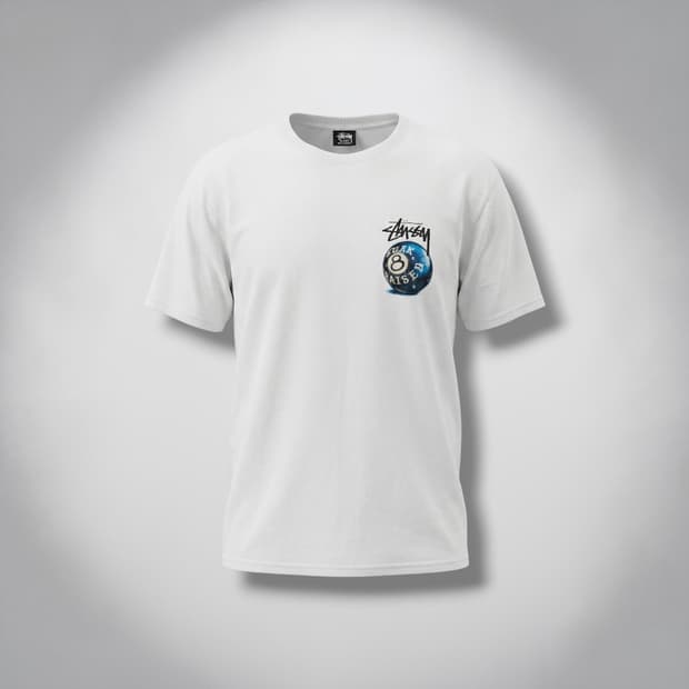 XXL/ 스투시 X 본앤레이즈드 8볼 반팔