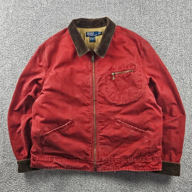 90's 폴로랄프로렌 캔버스 디트로이트 워크 자켓 (XL) / 10708