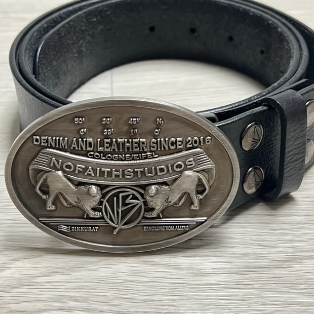 nofaith studio 핸드메이드 레더 벨트