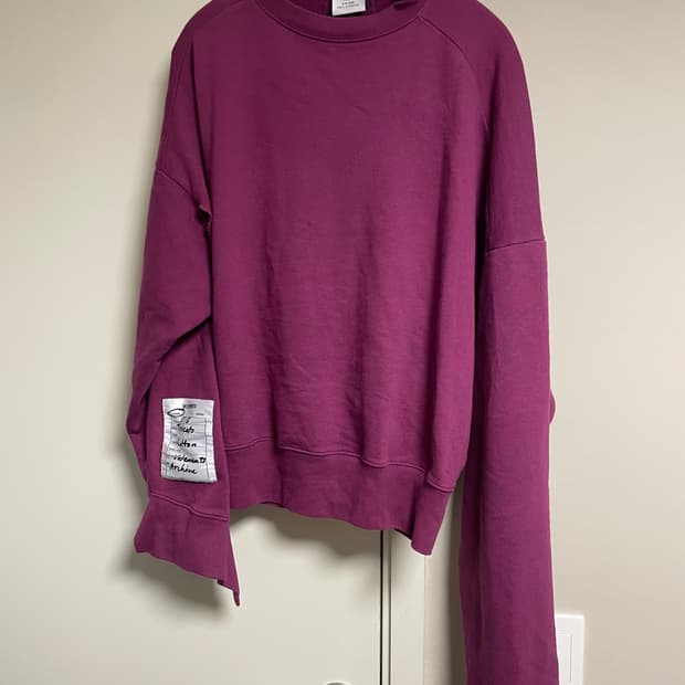 [XS] 베트멍 2018SS 디컨스트럭티드 맨투맨