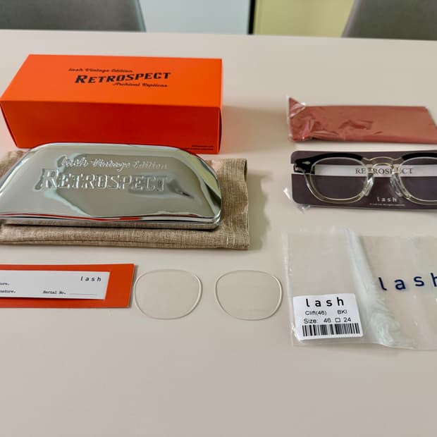 래쉬 클리프트46 BKI 안경 46사이즈 판매합니다 ( 패치워크 )