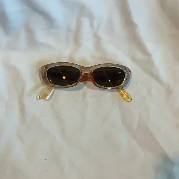 프랑스빈티지 데드스탁 하이틴 캣아이 스퀘어선글라스