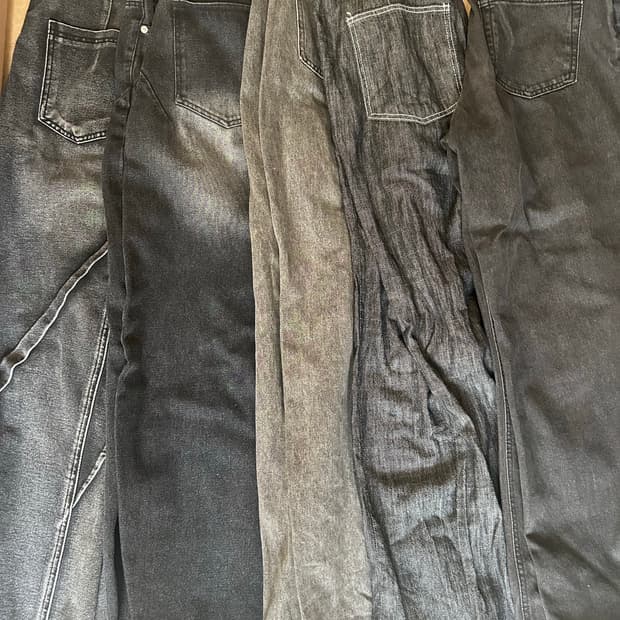 데님팬츠 5종 일괄로 팝니다