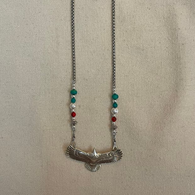 silver egle navaho nacklace 
