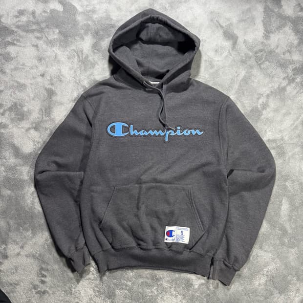 챔피온 빅로고 후드티