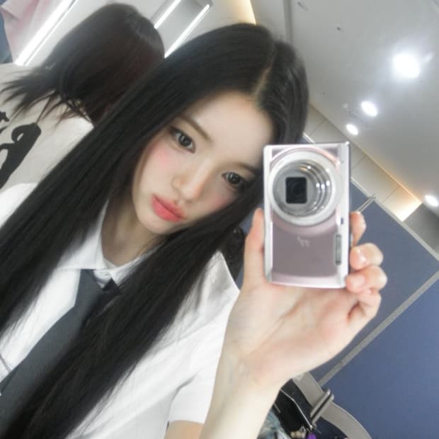 작례 O 올림푸스 뮤 7010 핑크색 디카