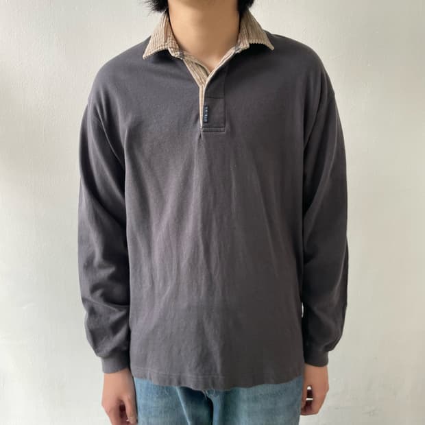 90s 유니클로 럭비셔츠