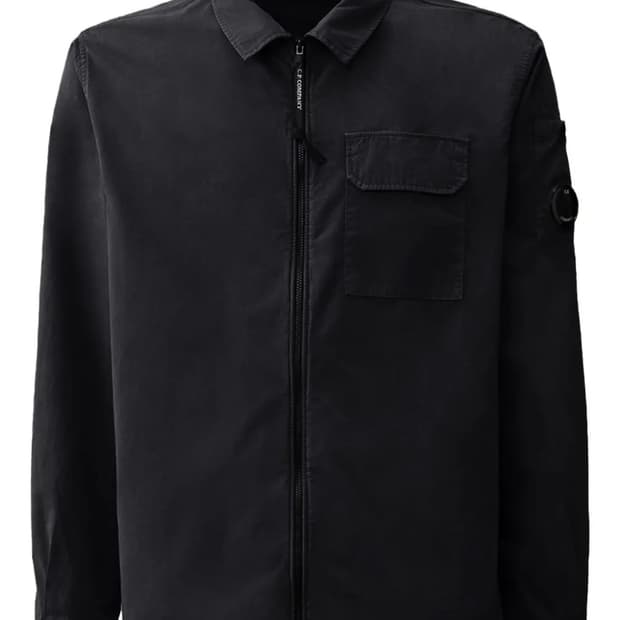 [c.p company] CP컴퍼니 지퍼 포켓 코튼 오버셔츠