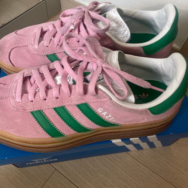 아디다스 가젤 볼드 트루 핑크 그린