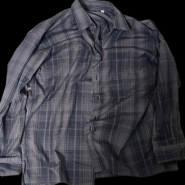 유니클로 U 오라리맛 체크셔츠 L