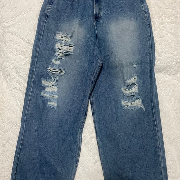 빈티지 데미지 팬츠