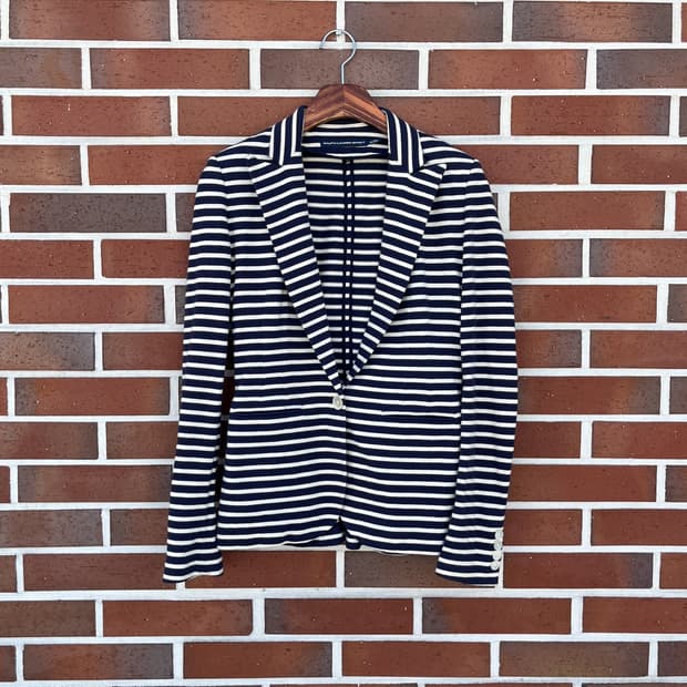 Polo Ralph Lauren 스트라이프 스웻 블레이저