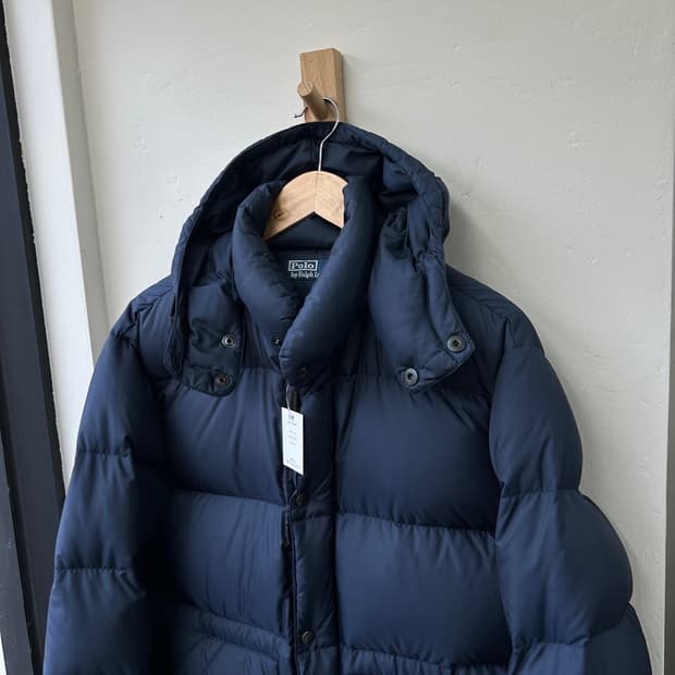 15710 - 폴로 랄프로렌 네이비 다운 패딩