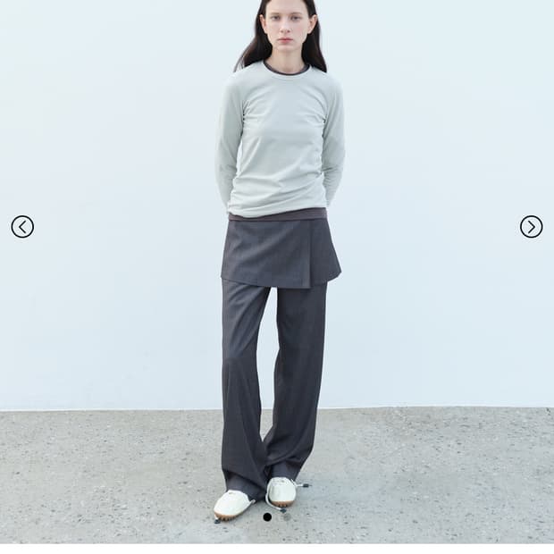 Daina stripe pants (gray) 