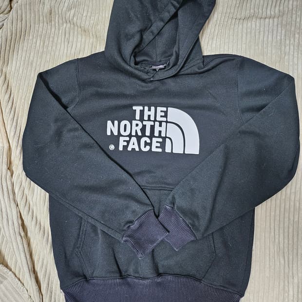 노스페이스 후드티 빅 더블로고 3XL