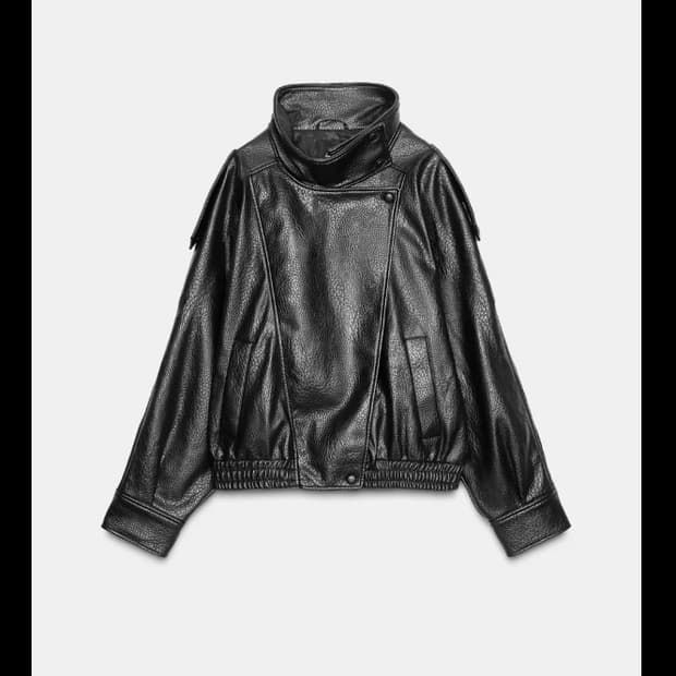 자라 레더자켓 생로랑맛 가죽자켓