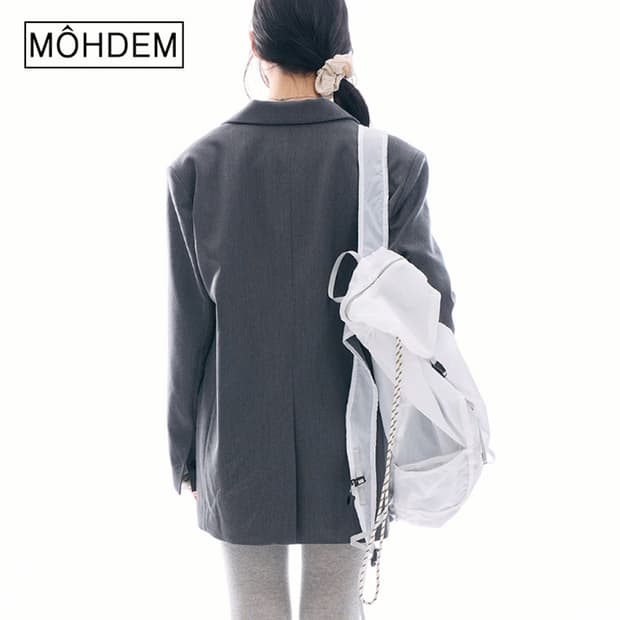 [Unisex] 마운틴 나일론 메쉬 스트링 백팩 대용량 배낭
