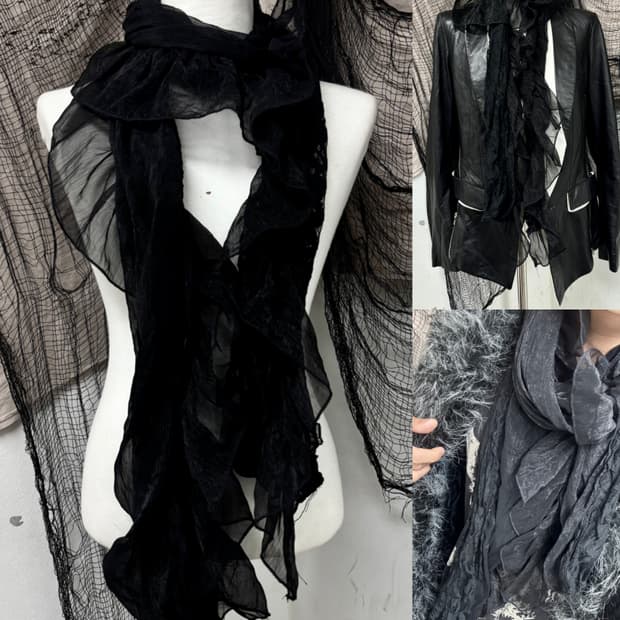 2.Gothic&Goth Frill Scarf 3.5