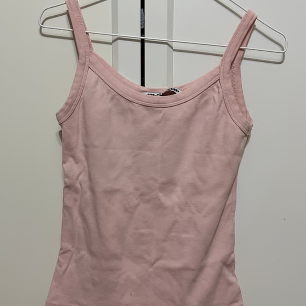 블랙업 베이직 슬리브리스 핑크