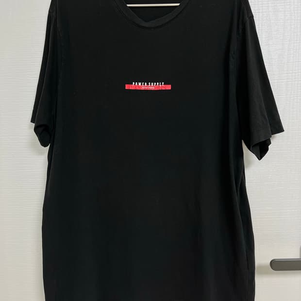 탑텐(TOPTEN) 남성 블랙 반팔 티셔츠 2XL 110