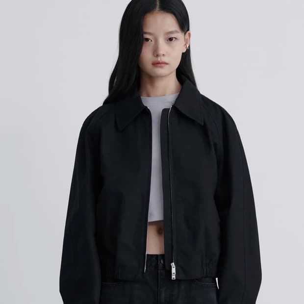 코튼 블루종 자켓
