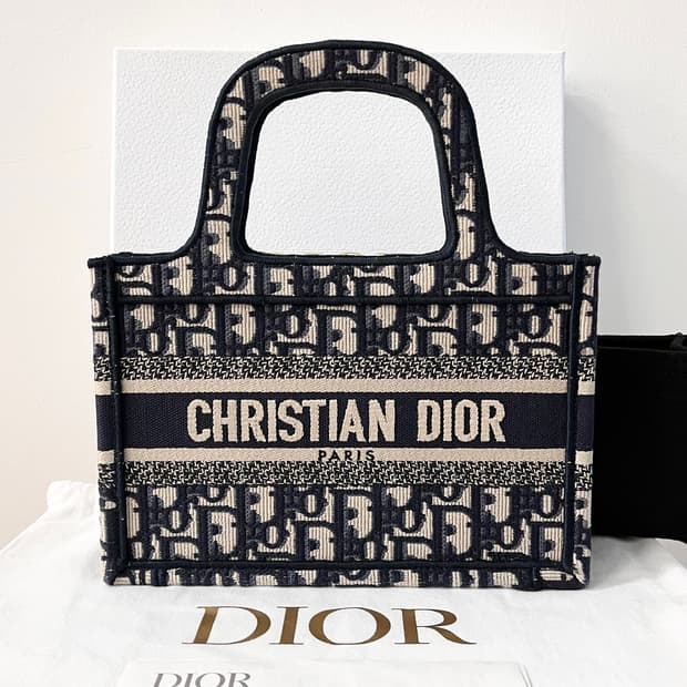 [S+급/정품] 디올 오블리크 북토트백 미니 가방