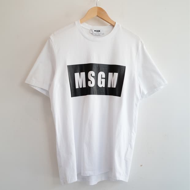 MSGM 로고 프린팅 티셔츠