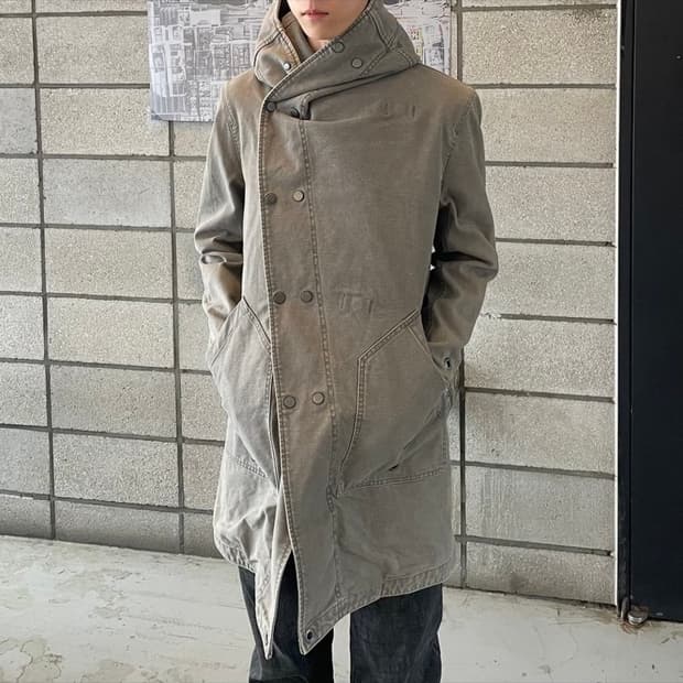 준하시모토 밀리터리 랩 코트