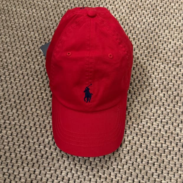 폴로 랄프로렌 캡모자 레드