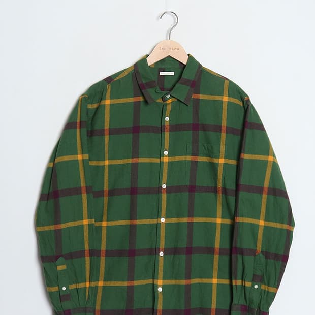 G U Flannel Check Shirts