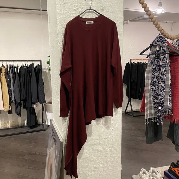 질샌더 레이어드 니트