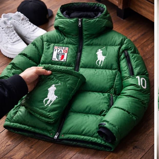 이탈리아 폴로 패딩 