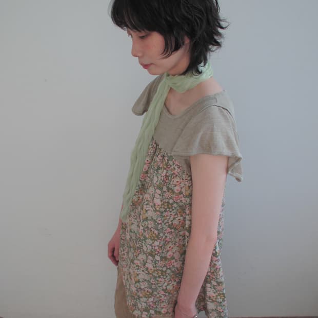 Micherim cotton linen blouse