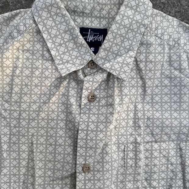 90s stussy 스투시 하프셔츠