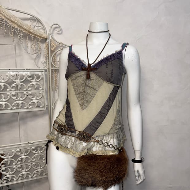 Ash purple fairy lace sleeveless