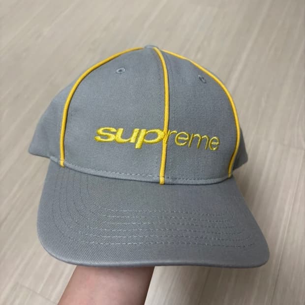 슈프림 파이핑 캡모자