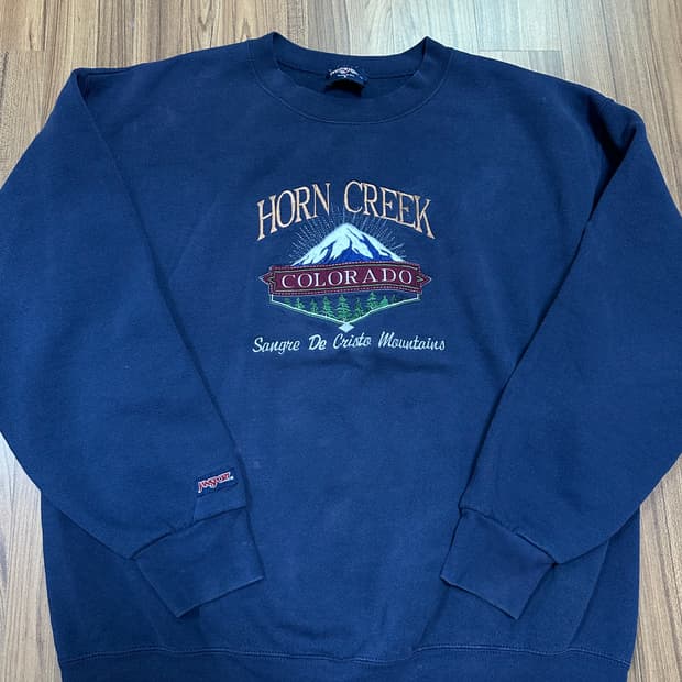 90s Made in USA 잔스포츠 스웻셔츠 L