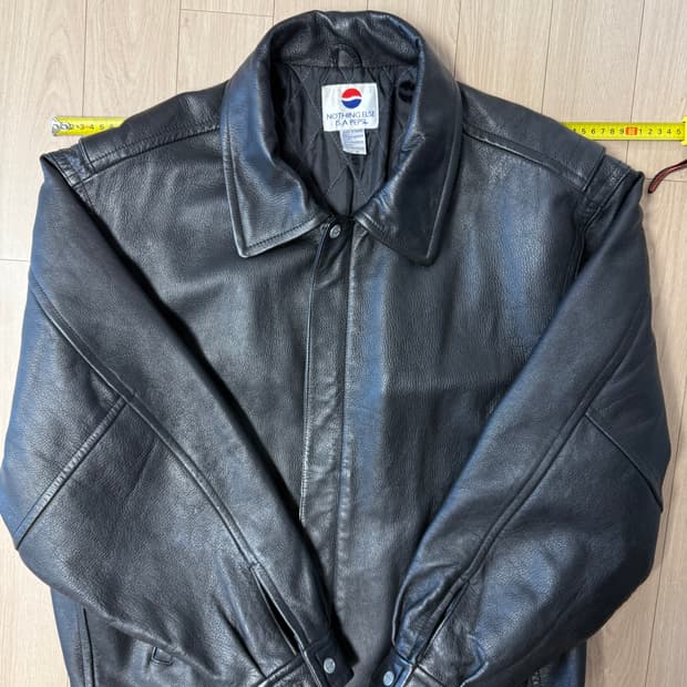 90s 빈티지 레더자켓 가죽 pepsi